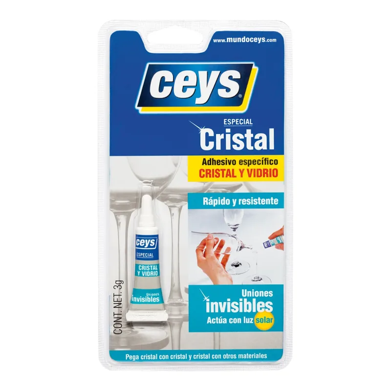Ceys - Adhesivo Cristal y Vidrio 3 g.