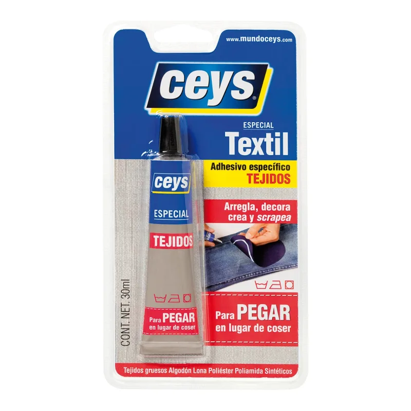 Ceys - Adhesivo Especial Textil 30 ml.