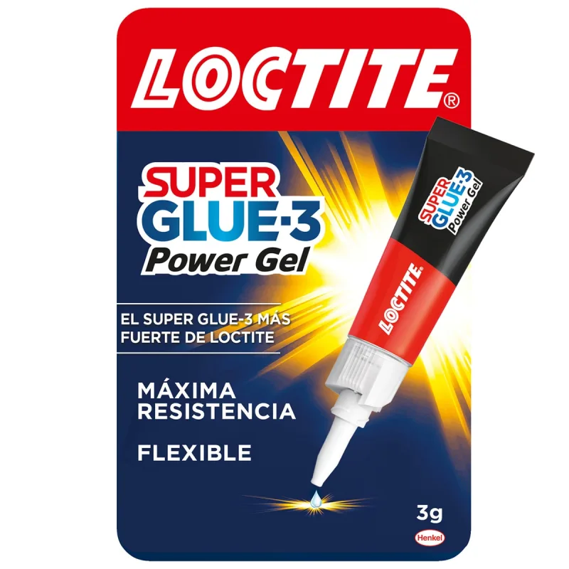 Loctite - Adhesivo Universal Instantáneo SG-3 Power Flex Gel 3 g.