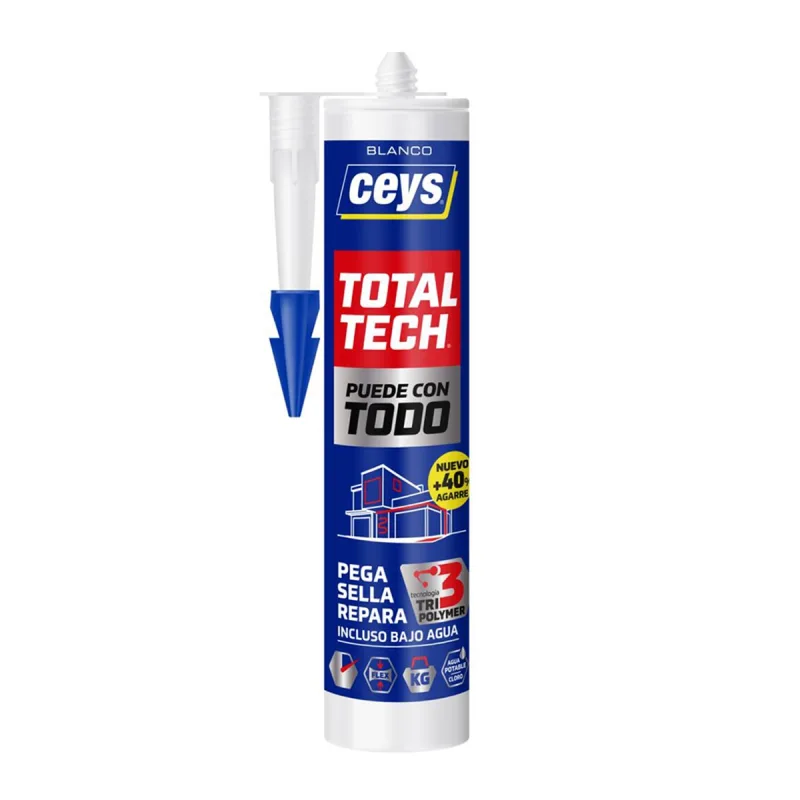 Ceys - Adhesivo Sellador Reparador Total Tech 290 ml.
