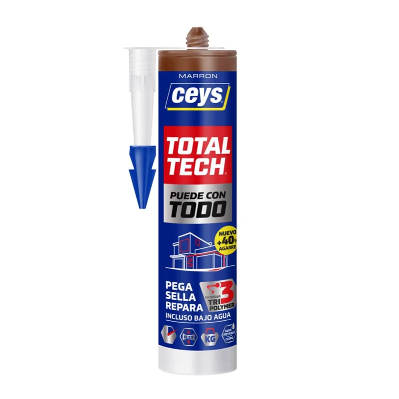 Ceys - Adhesivo Sellador Reparador Total Tech 290 ml.