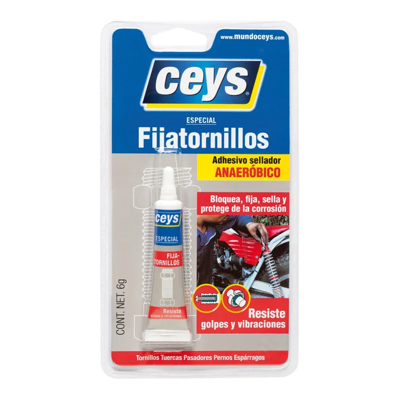 Ceys - Adhesivo Fijatornillos 6 g.