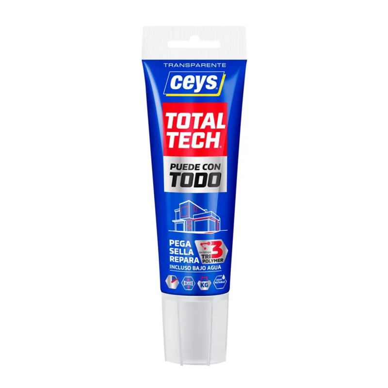 Ceys - Adhesivo Sellador Total Tech Transparente 125 ml.