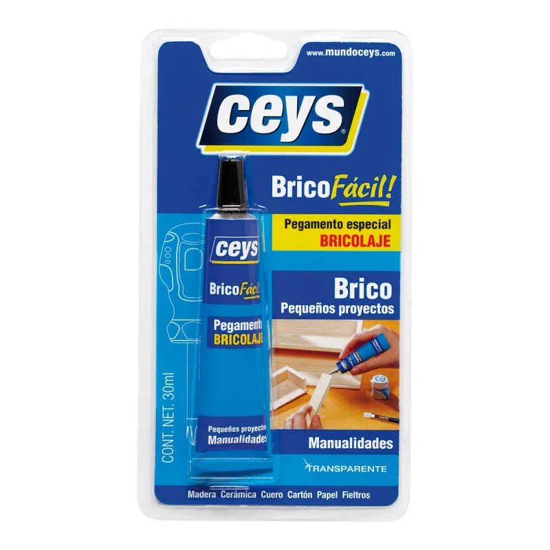 Ceys - Pegamento Universal Bricofácil 30 ml.