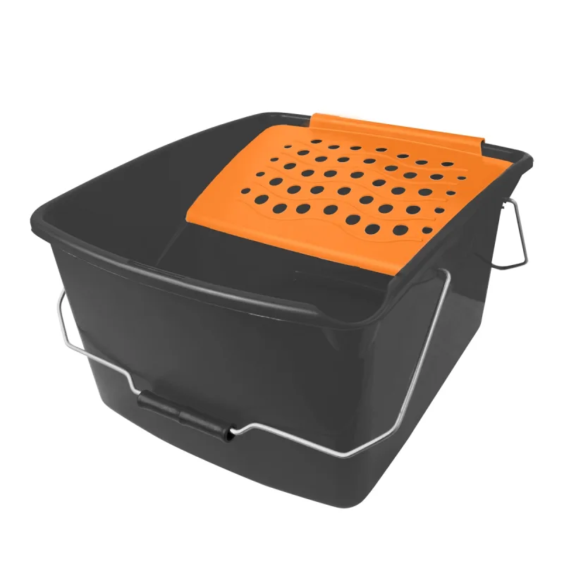 Pentrilo - Cubeta Plástico con Rejilla 16 l Premium con Tapa.