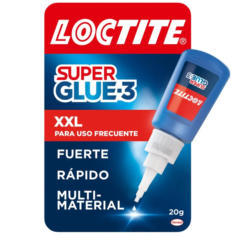 Loctite - Adhesivo Uso Frecuente Super Glue 3 XXL 20 g.