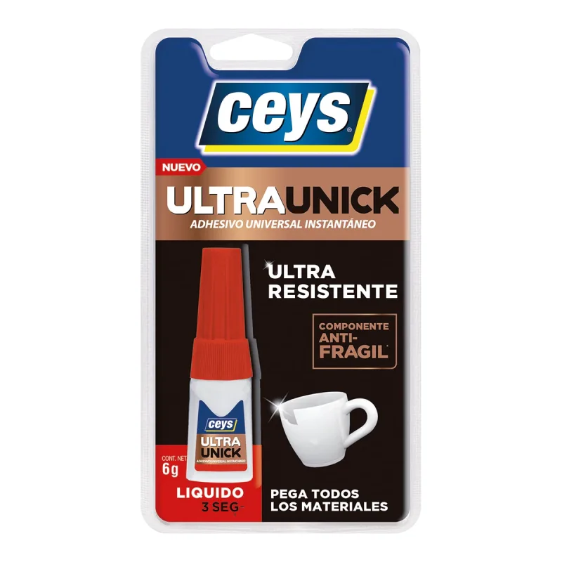 Ceys - Pegamento SuperUnick Poder Inmediato 6 g.