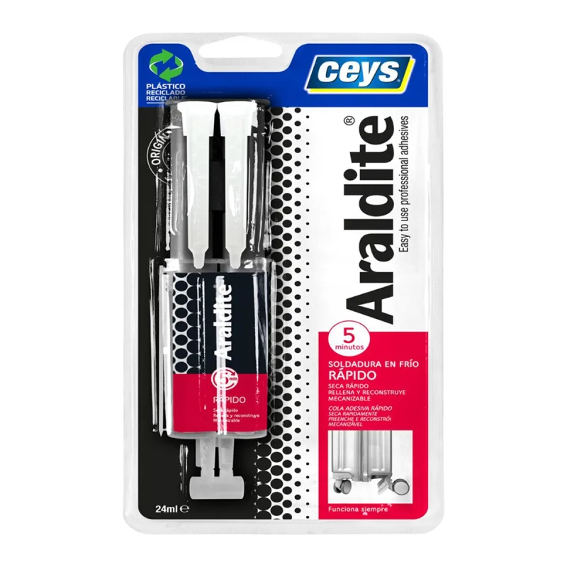 Ceys - Adhesivo Araldite Rápido Jeringa 24 ml.