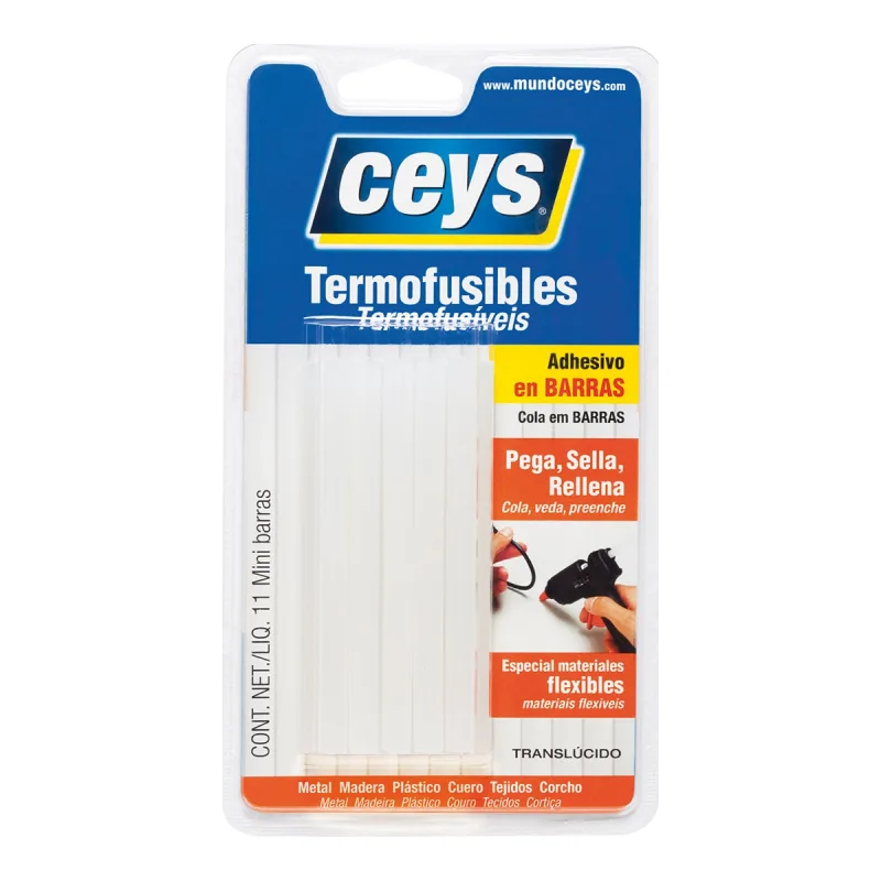 Ceys - Mini Barras Termofusibles 11 Uds.