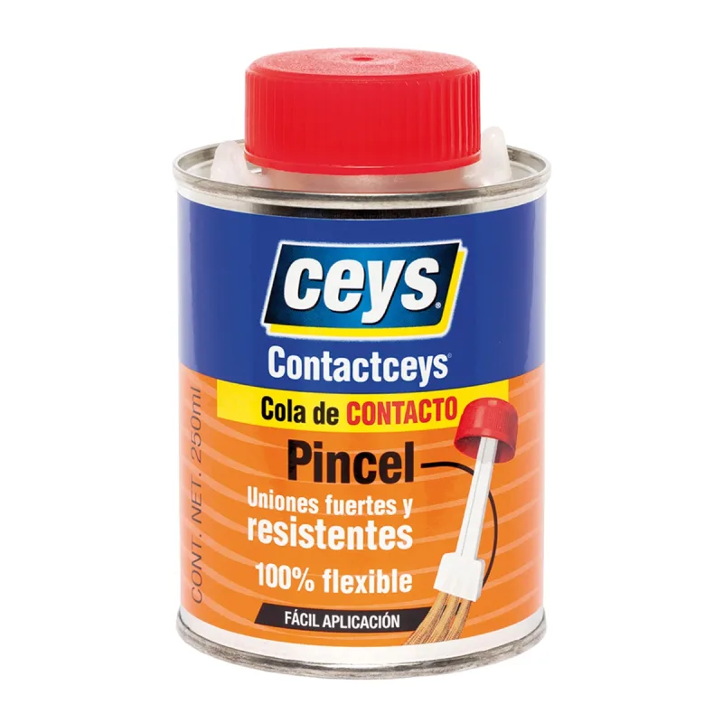 Ceys - Cola de Contacto Pincel Fácil Aplicación 250 ml.