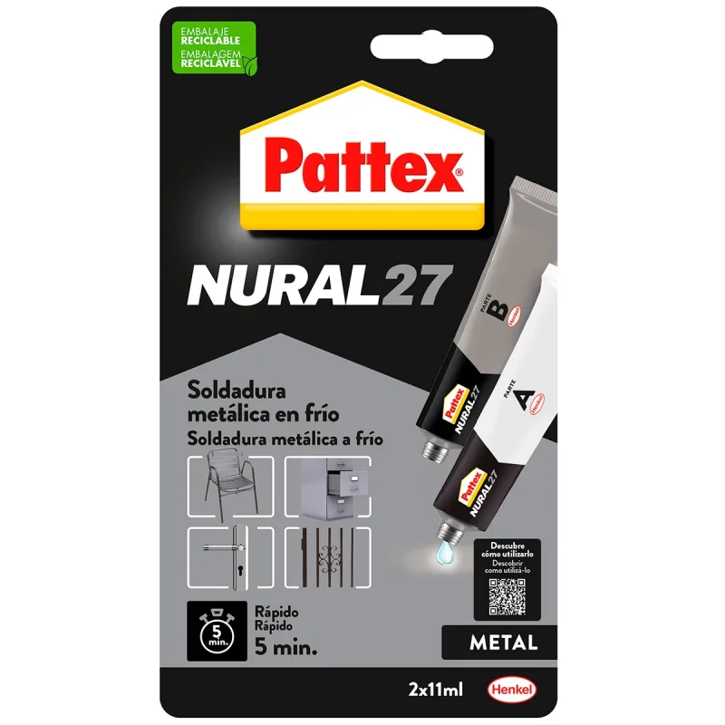 Pattex - Nural 27 Soldadura Metálica en Frío.