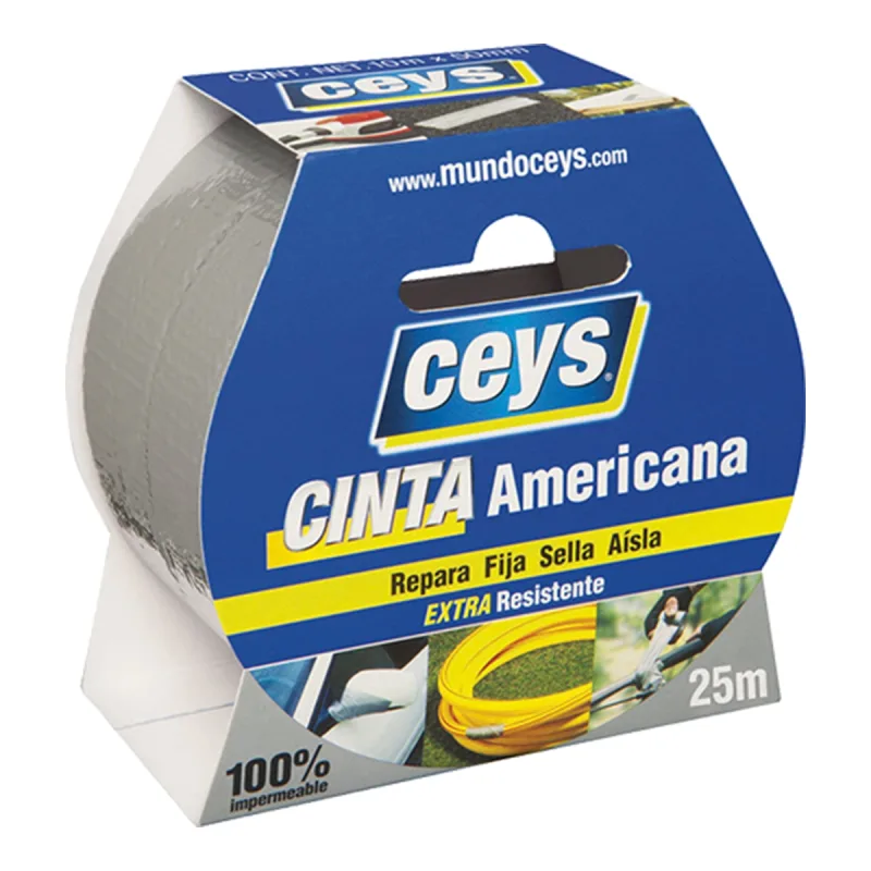 Ceys - Cinta Americana Extra Resistente 25 m.