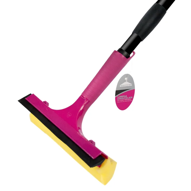 Rozenbal - Limpia Cristales Telescópico con Rasqueta.