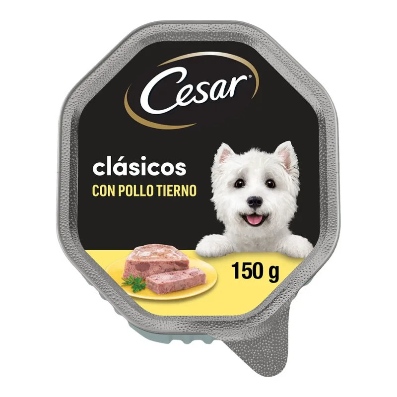 Cesar - Comida húmeda para perros Cesar Clásicos paté pollo.