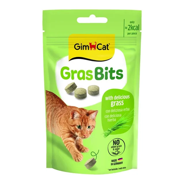 GimCat - Snack para gatos Gimcat bocaditos de hierba gatera 50 g.