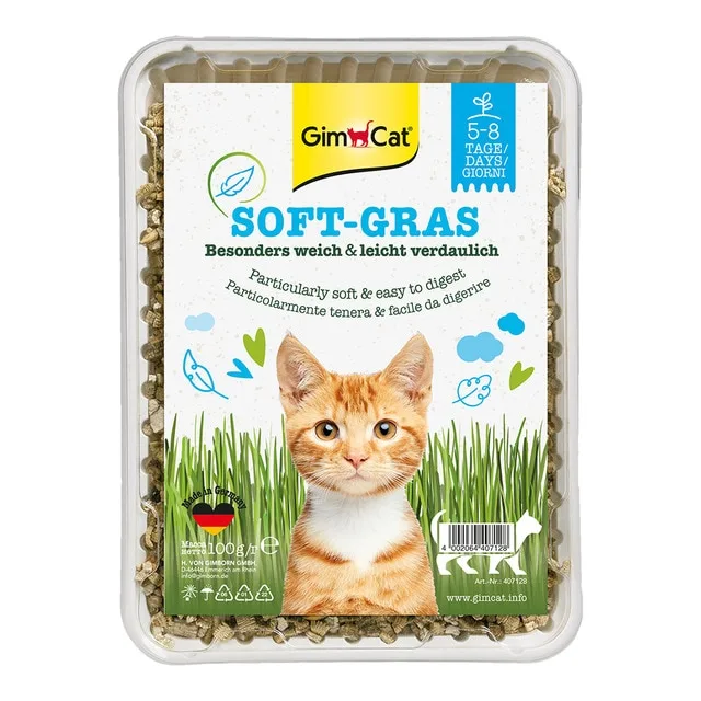 GimCat - Hierba para gatos Gimcat Soft Gras 100 g.