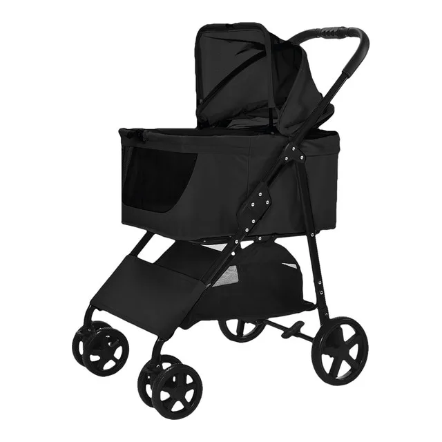 Fred & Rita - Carro con transportín 2 en 1 Fred & Rita para perros.