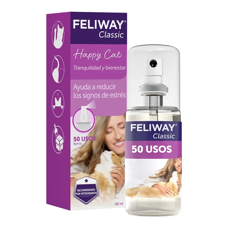 Feliway - Spray tranquilizador Feliway para gatos 60 ml.