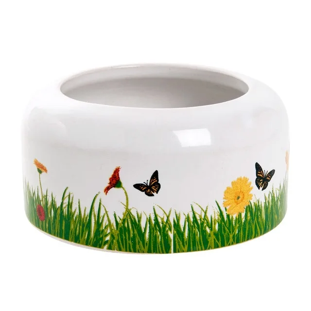 Flamingo - Cuenco de cerámica Flamingo para roedores.