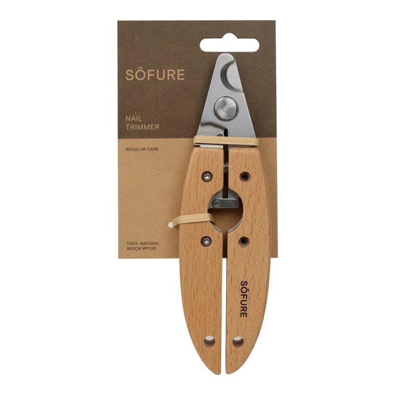 SOFURE - Cortauñas alicate Sofure para perros madera.