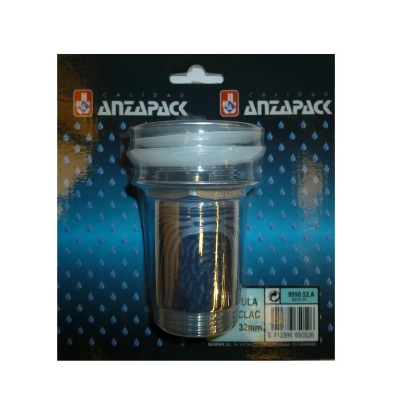 Anzapack - Válvula ClickClack para Lavabo y Bidet.