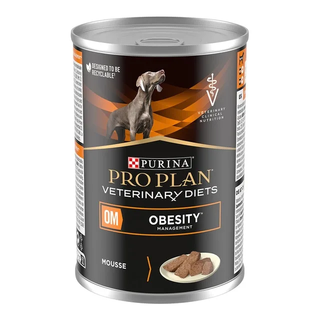 Purina Pro Plan Veterinary Diets - Comida húmeda para perros adultos Purina Pro Plan Obesity mousse Dietas Veterinarias 400 g.