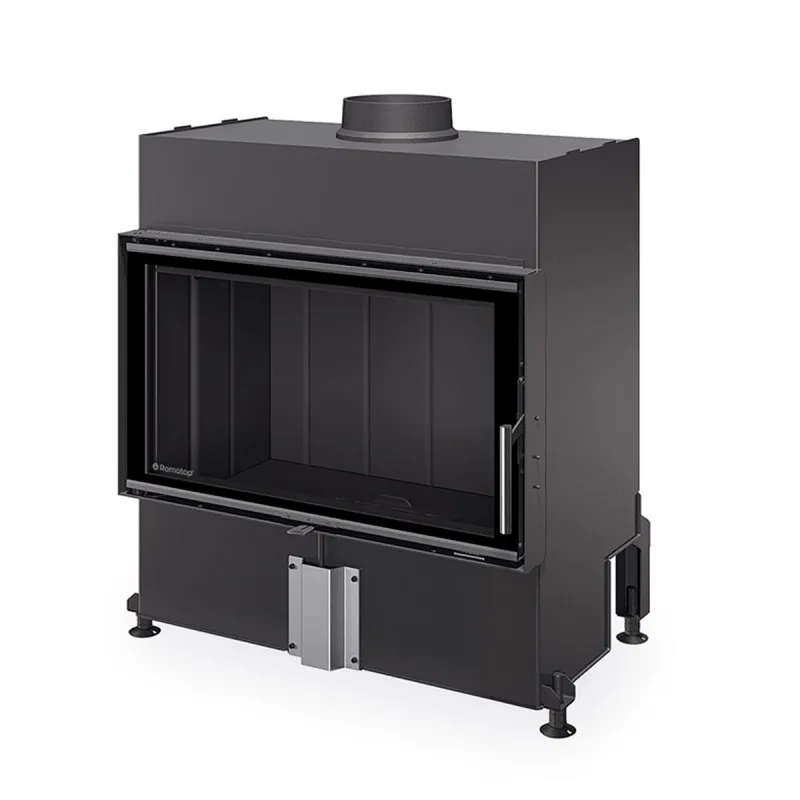 ROMOTOP - Chimenea Leña Heat F76/47 Frontal.