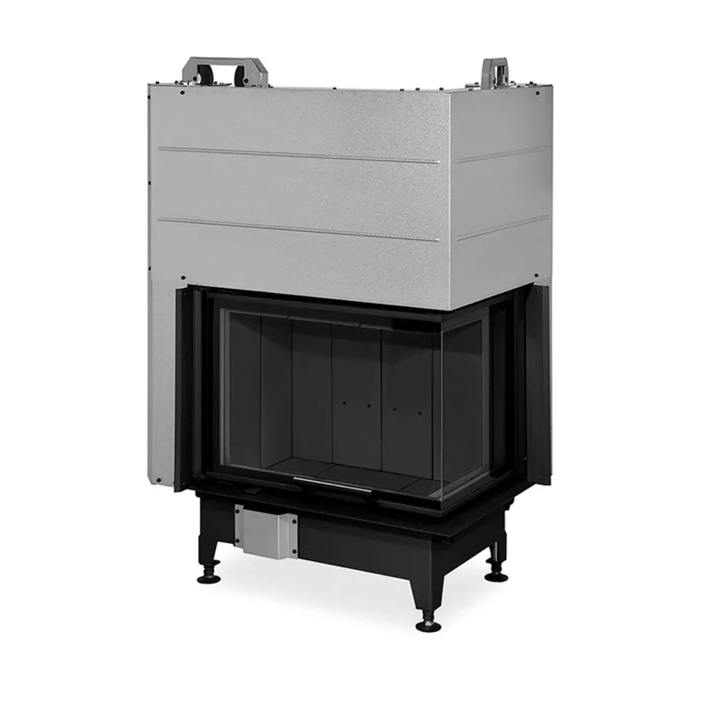 ROMOTOP - Chimenea Leña Heat E2G65/40 Esquinera Derecha.