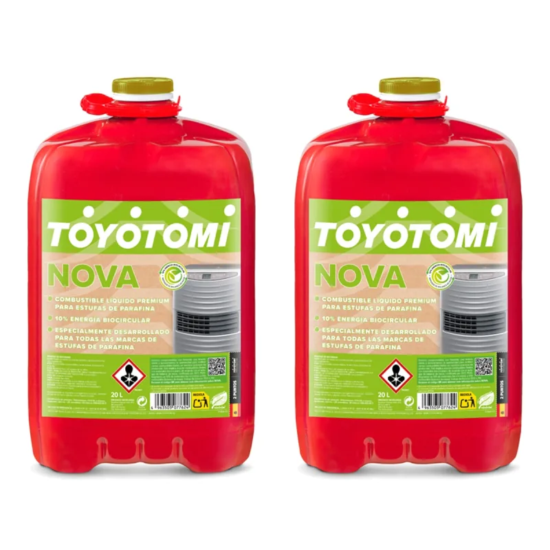 TOYOTOMI - Pack 2 Bidones Parafina Toyotomi Nova 20 l.