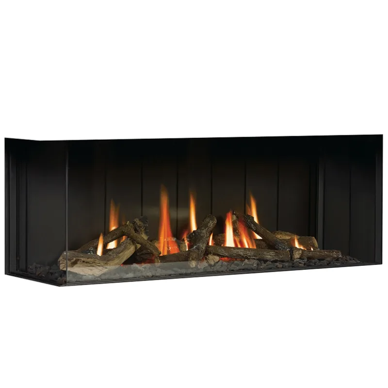 Hergom - Hogar Gas Natural MG-120/38 Cristal Lateral Izquierdo.