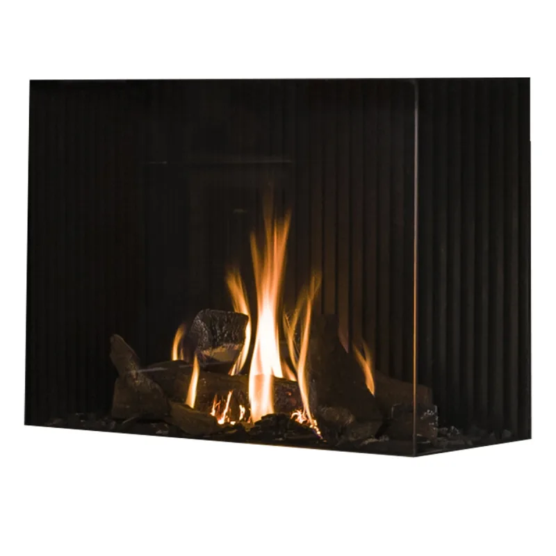 Hergom - Hogar Gas Propano MG-83/60 Cristal Lateral Derecho.