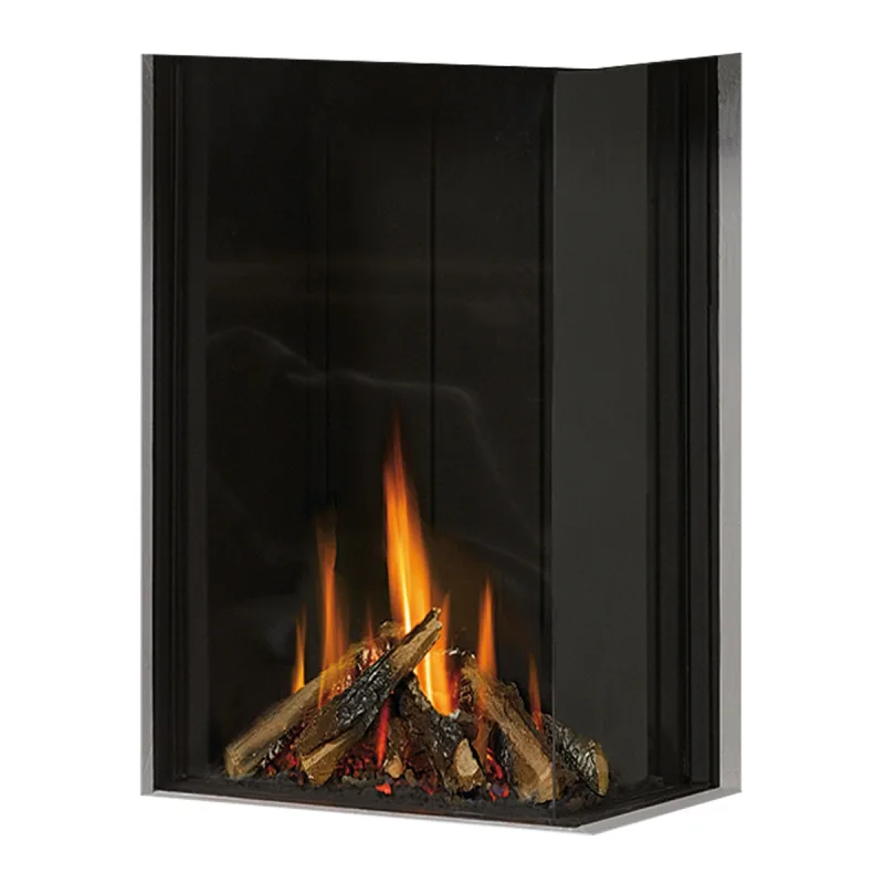 Hergom - Hogar Gas Natural MG-38/63 Cristal Lateral Derecho.