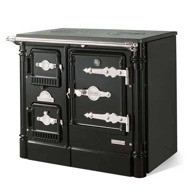 Hergom - Cocina de Leña L-07/90 Cromo .