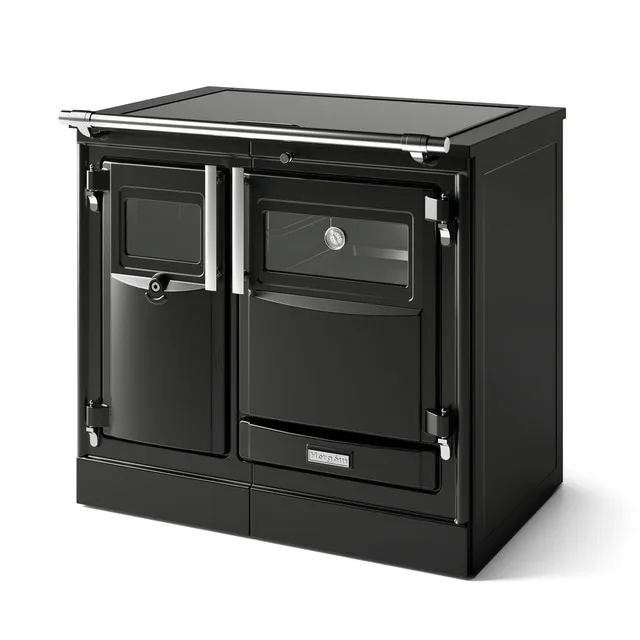 Hergom - Cocina de Leña Pas 90 Vitro Cromo.