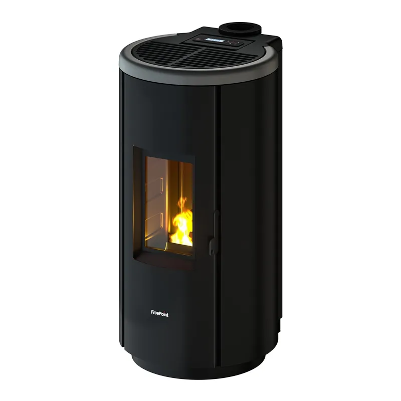 FREEPOINT - Estufa Pellets Chrome Airtight Wi-Fi 7 kW.
