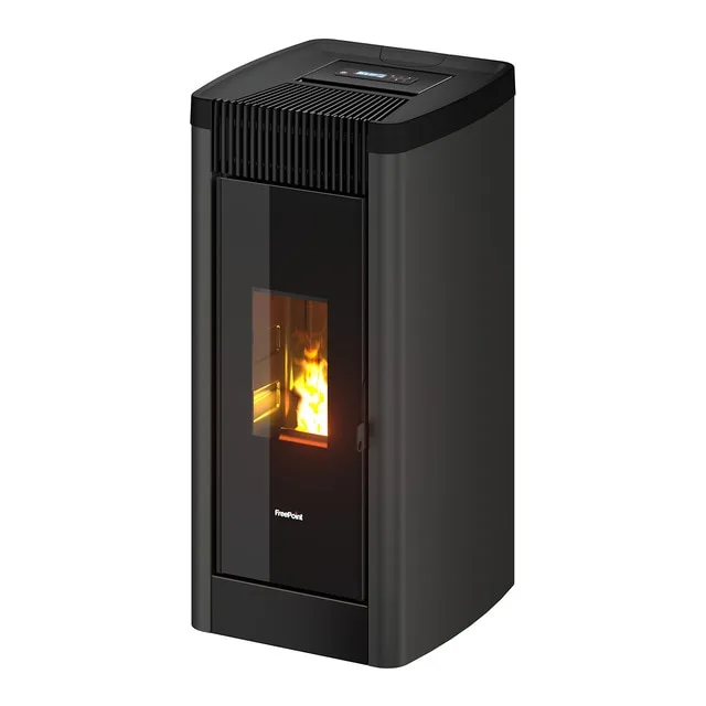 FREEPOINT - Estufa Pellets Steel Airtight Canalizable Wi-Fi 8,5 kW.