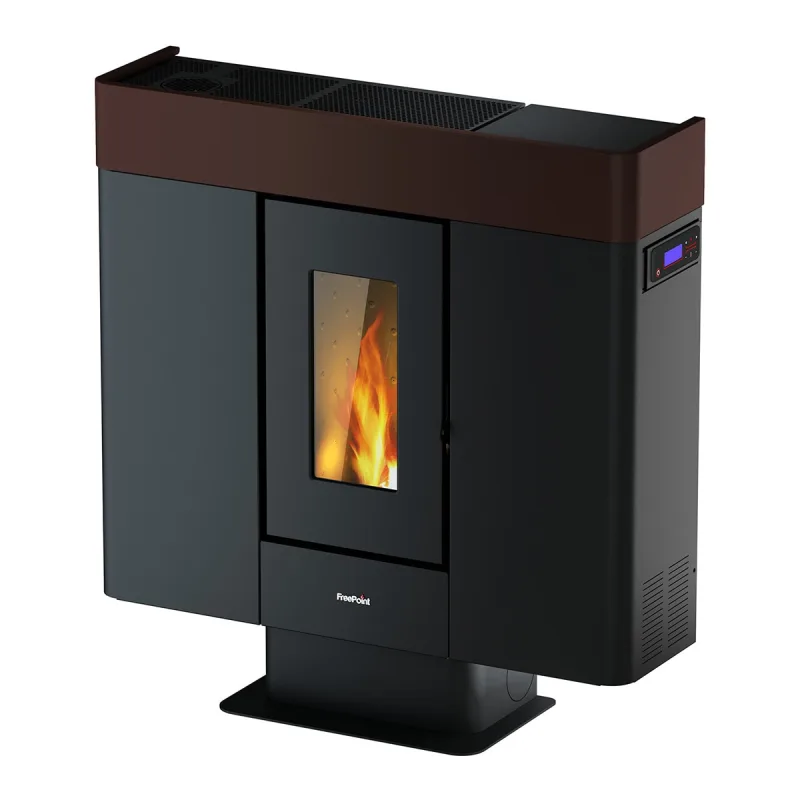 FREEPOINT - Estufa Pellets Moon Airtight Wi-Fi 10 kW.