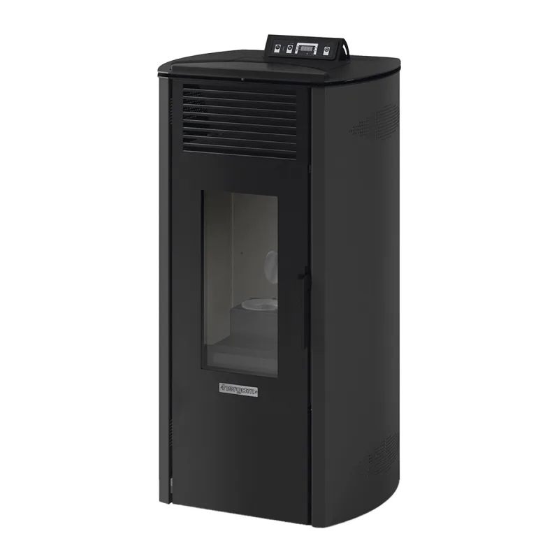 Hergom - Estufa de Pellets Enza 8 Negra.