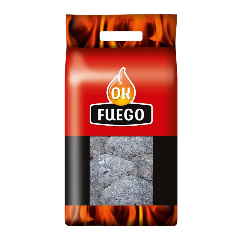 OK FUEGO - Lava Volcánica para Barbacoas de Gas 4 kg.