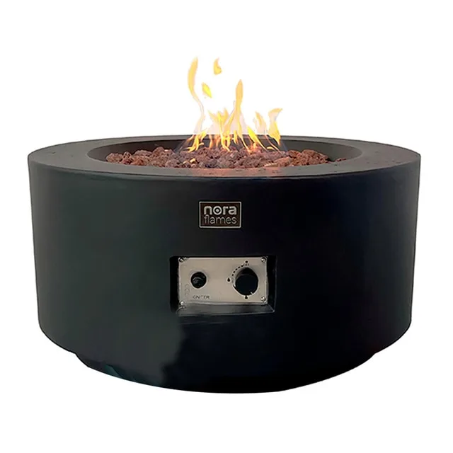 NORA FLAMES - Mesa de Exterior con Brasero de Gas Fuji 16 kW.