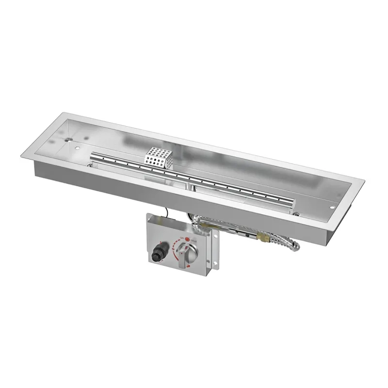 NORA FLAMES - Quemador Gas Rectangular Nora 630 x 180 LPG.