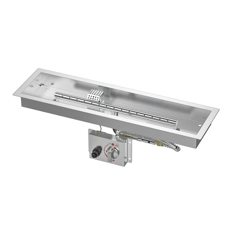 NORA FLAMES - Quemador Exterior Gas Rectangular Nora 950 x 190 LPG.