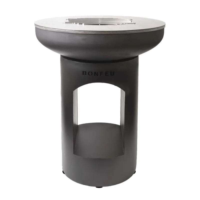 BONFEU - Chimenea de Leña Exterior Bonbiza Open Black.