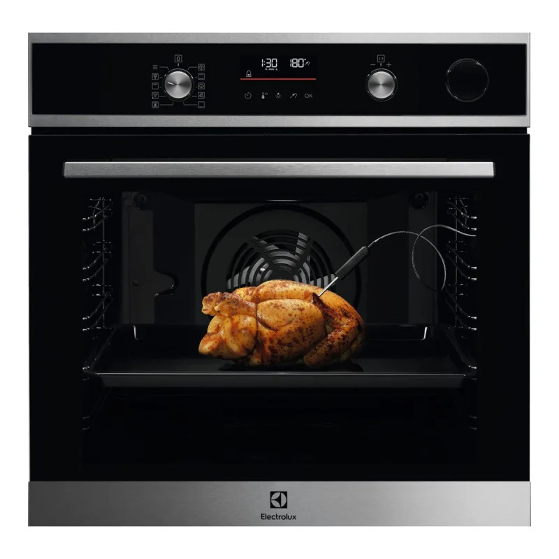 Electrolux - Horno multifunción Electrolux a vapor, limpieza pirolítica - EOC6P77X (Reacondicionado Grado C).