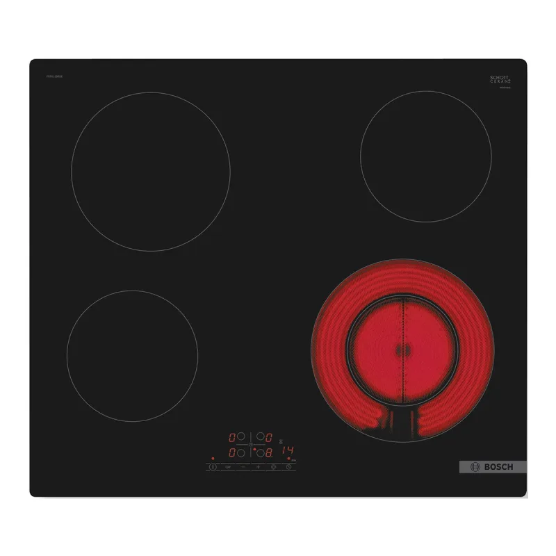 Bosch - Placa vitrocerámica Bosch 4 zonas de cocción - PKF611BB8E (Reacondicionado Grado B).