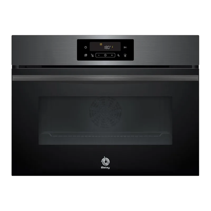 Balay - Horno compacto Balay con limpieza por Pirólisis y Aqualisis - 3CB4821G3 (Reacondicionado Grado B).