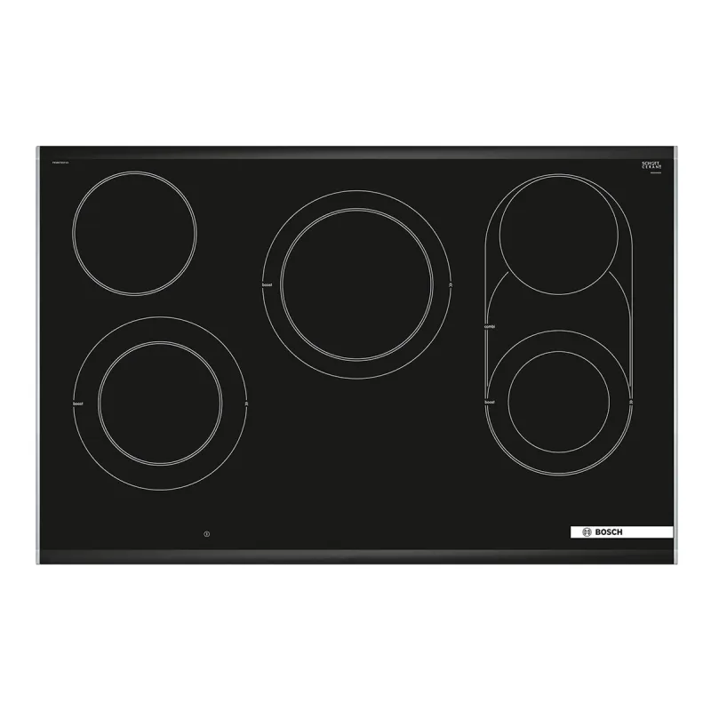 Bosch - Placa vitrocerámica Bosch 5 zonas de cocción - PKM875DP1D (Reacondicionado Grado B).