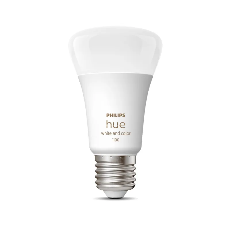 Philips - Bombilla Philips Hue White&Color 10.5W A60 E27 (Reacondicionado A estrenar).
