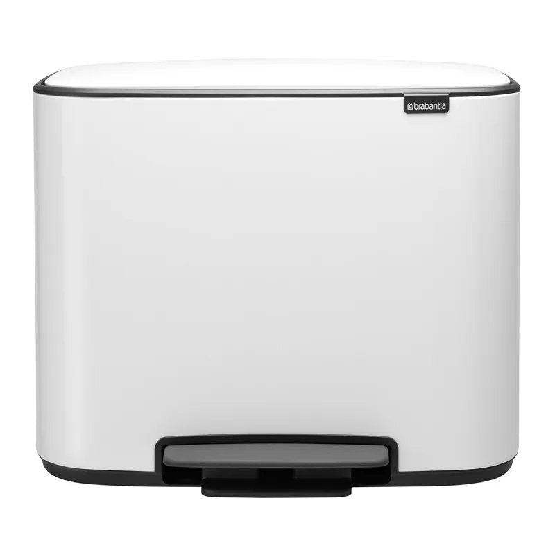 Brabantia - Cubo de basura con pedal para reciclar BO 11 + 23 L Brabantia.