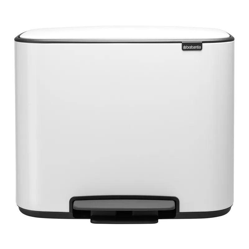 Brabantia - Cubo de basura con pedal para reciclar BO 3 x 11 L Brabantia.